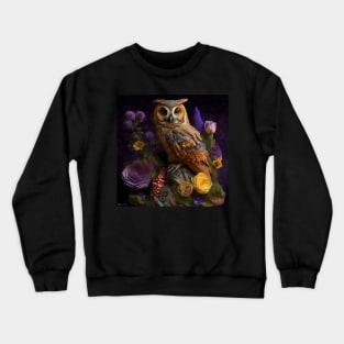 Terracotta Owl Crewneck Sweatshirt